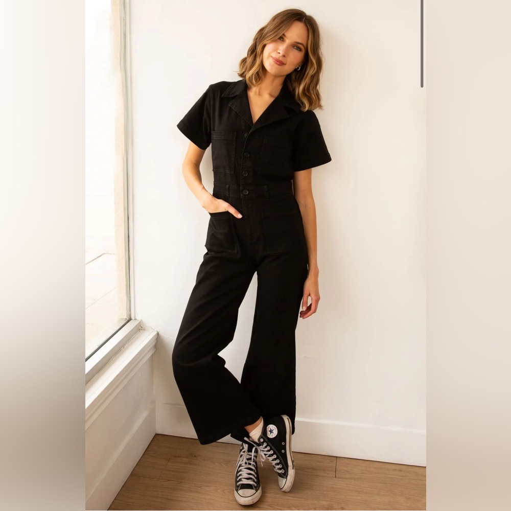 Whimsy + Row Logan Jumpsuit in Black | Size S | NWT